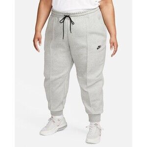Nike Sportswear Tech Fleece Women's Mid-Rise Joggers NWT Plus Size 2X Gray